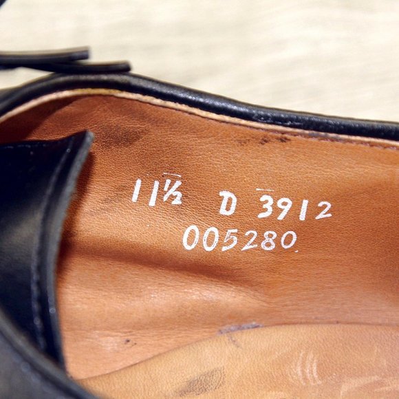 Allen Edmonds PERRY 11.5 D Black * new Flannel Bags (add $15 Cedar Trees) main image 11